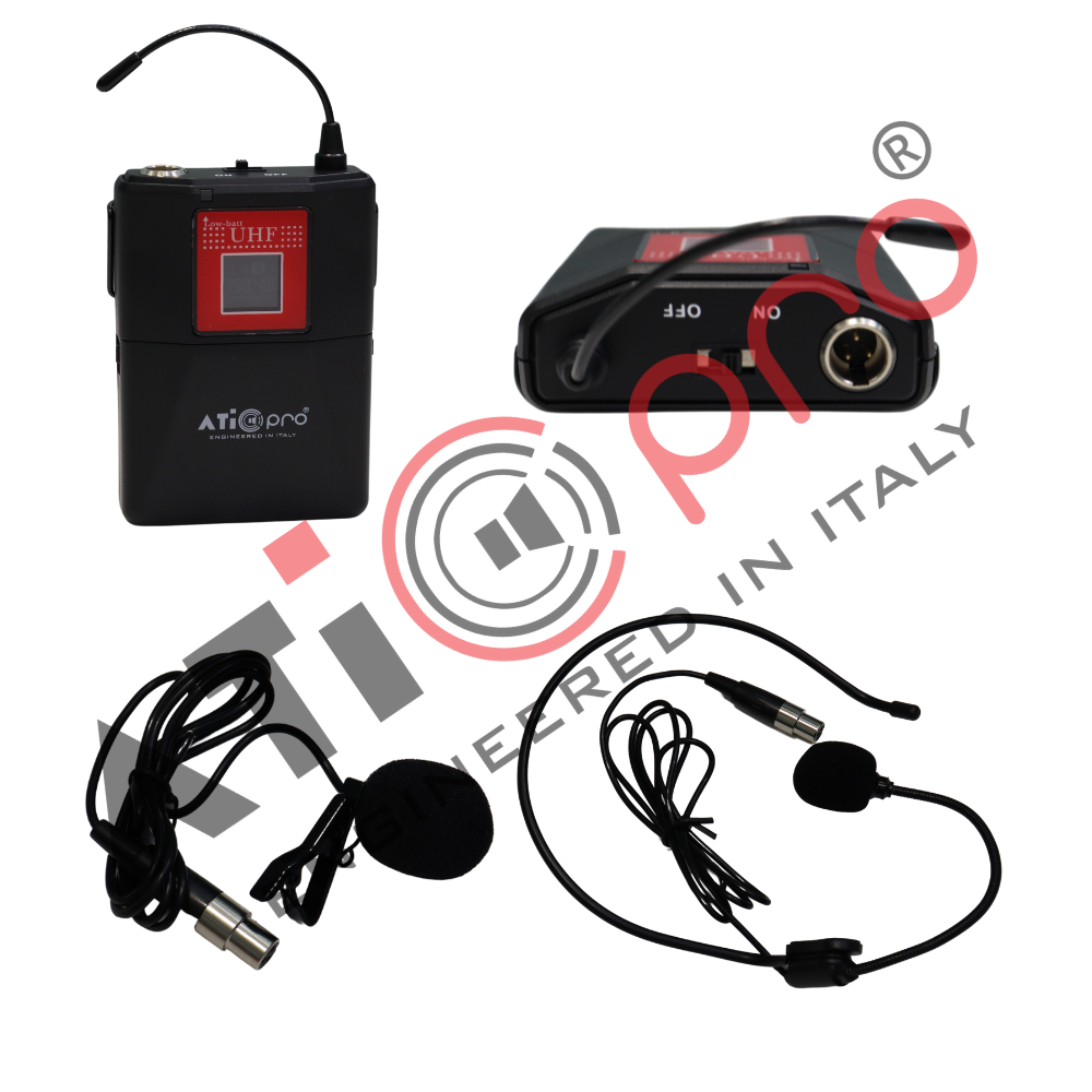 Wireless Mics Model ATI 408B Atipro Audio