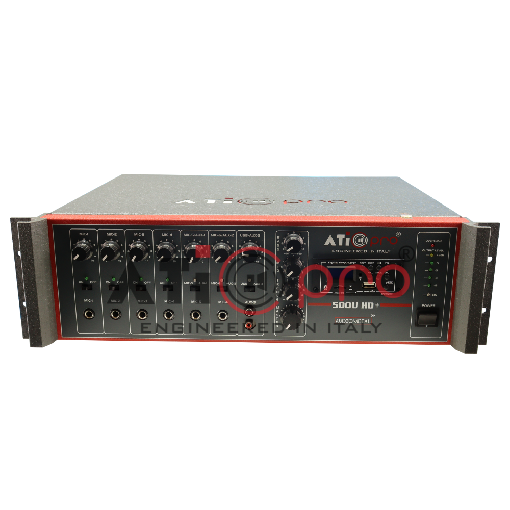 PA Amplifier 500 Watt Model 500 U HD+ - Atipro Audio